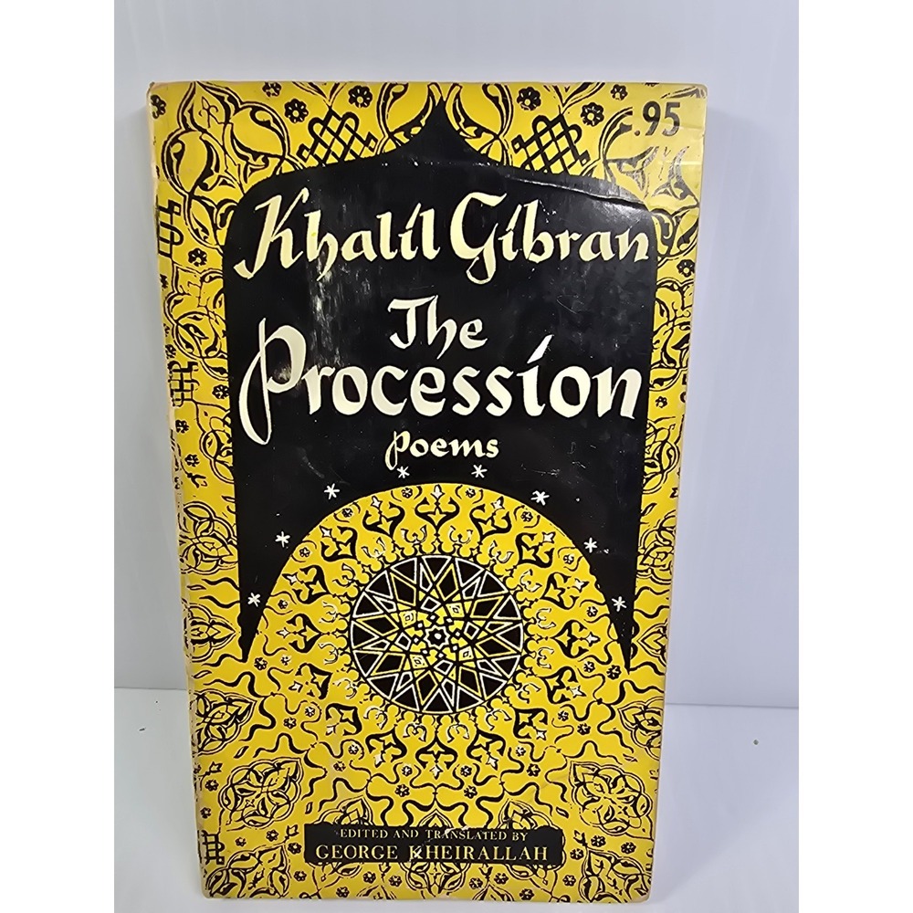 THE PROCESSION  by Kahlil Gibran vintage 1958‎ paperback POEMS G. Kheirallah